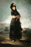 Francisco de Goya Portrait of Mariana Waldstein, 9th Marchioness of de Santa Cruz oil on canvas